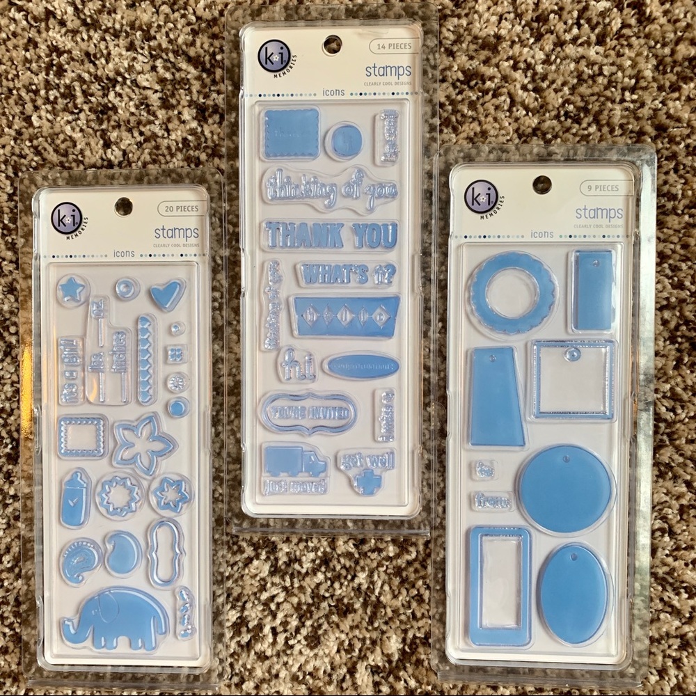 Ki memories clear stamps - NEW- 43 stamps!!